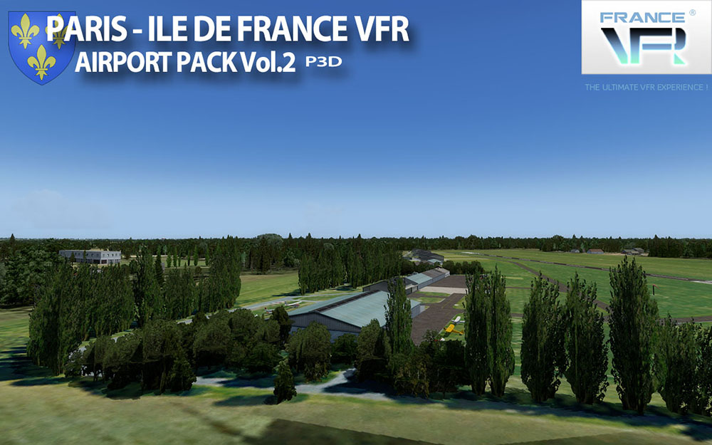 Paris-Ile de France VFR - Airport Pack Vol. 2 - P3D V4/V5